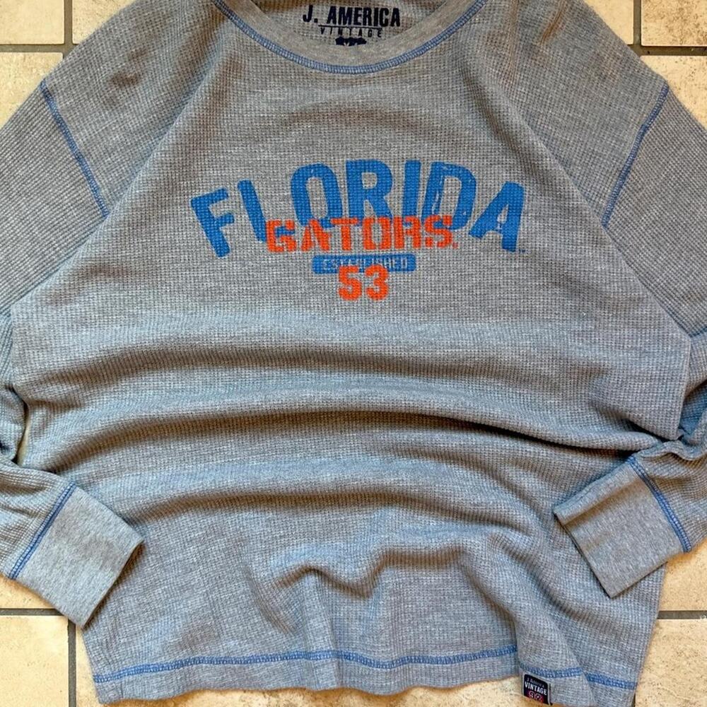 J. America Vintage Florida Gators Pullover Sweatshirt - Size XL